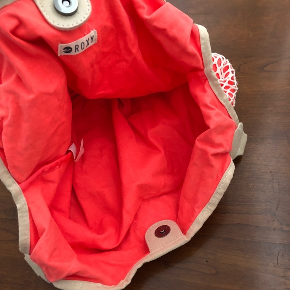 Roxy Orange Beach Tote - Picture 3 of 3